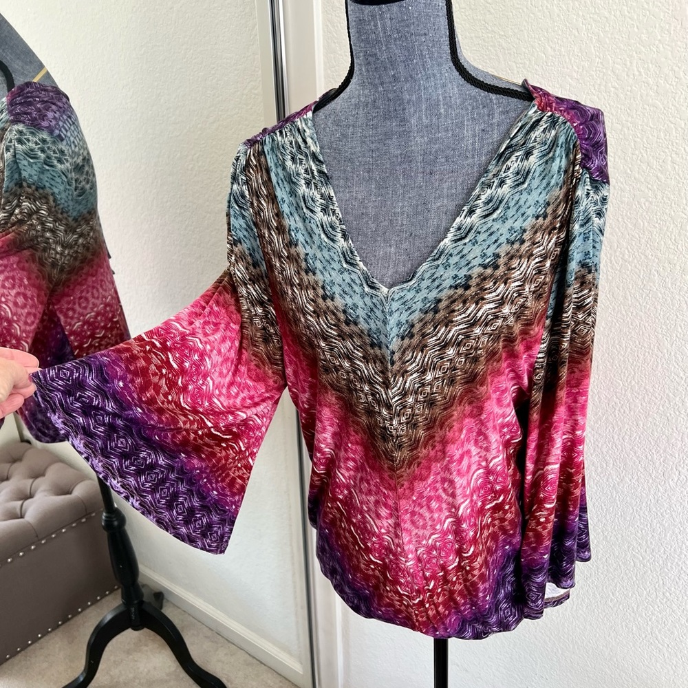 Democracy Colorful Boho Top